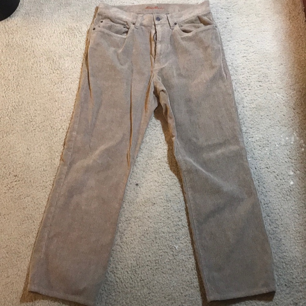 Eddie Bauer corduroy khaki pants